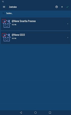 Zentralen - Design Blau Stil