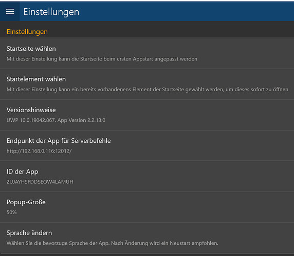 windowsversion smartha