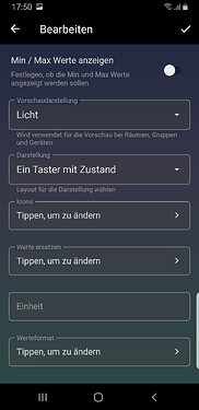 Lampe Grundeinstellungen Bearbeiten 2