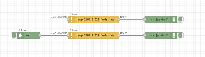 Test Alarm Modus auslesen